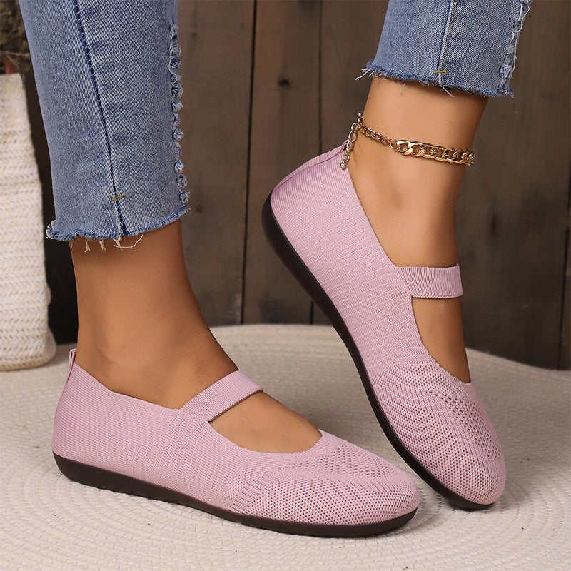 Valerie - Ballerines en maille respirante