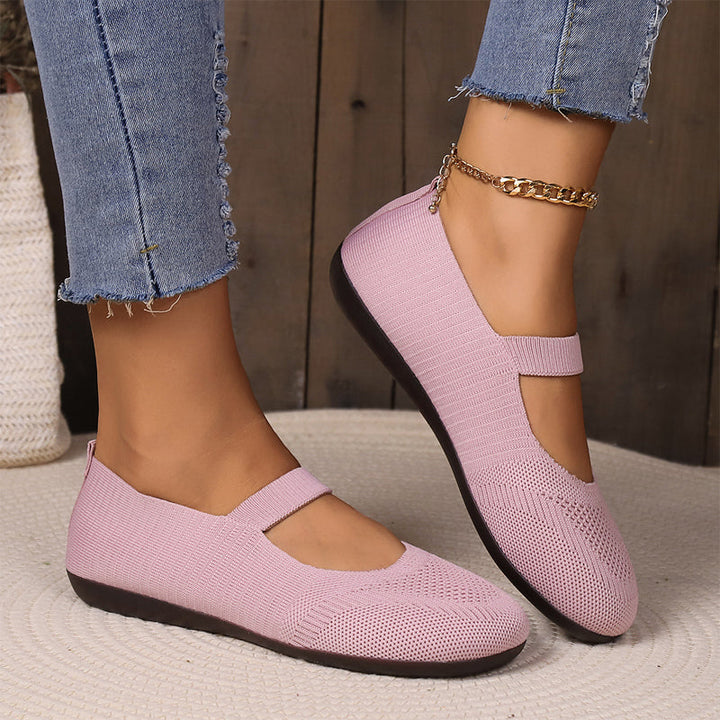 Valerie - Ballerines en maille respirante