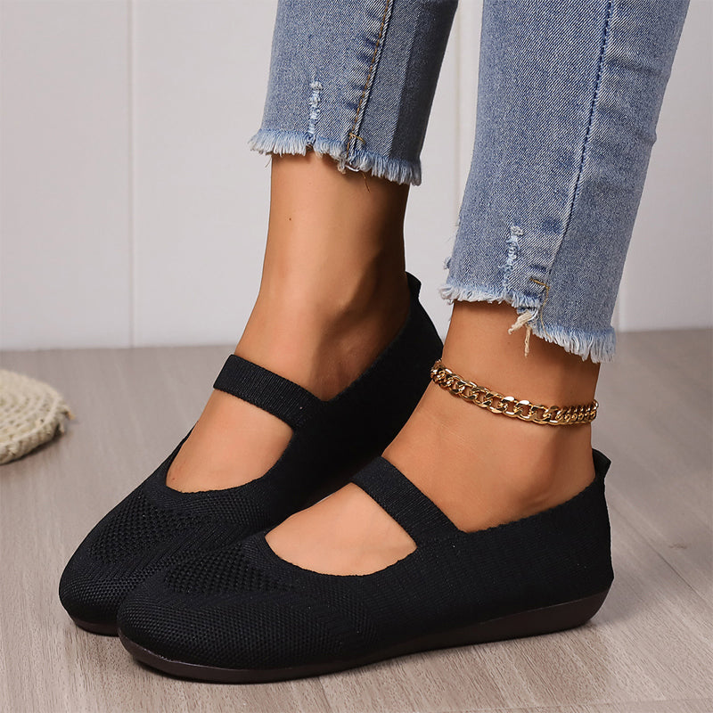 Valerie - Ballerines en maille respirante