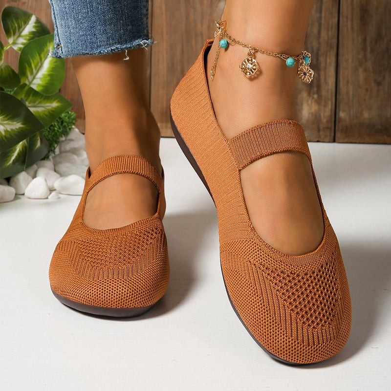 Valerie - Ballerines en maille respirante