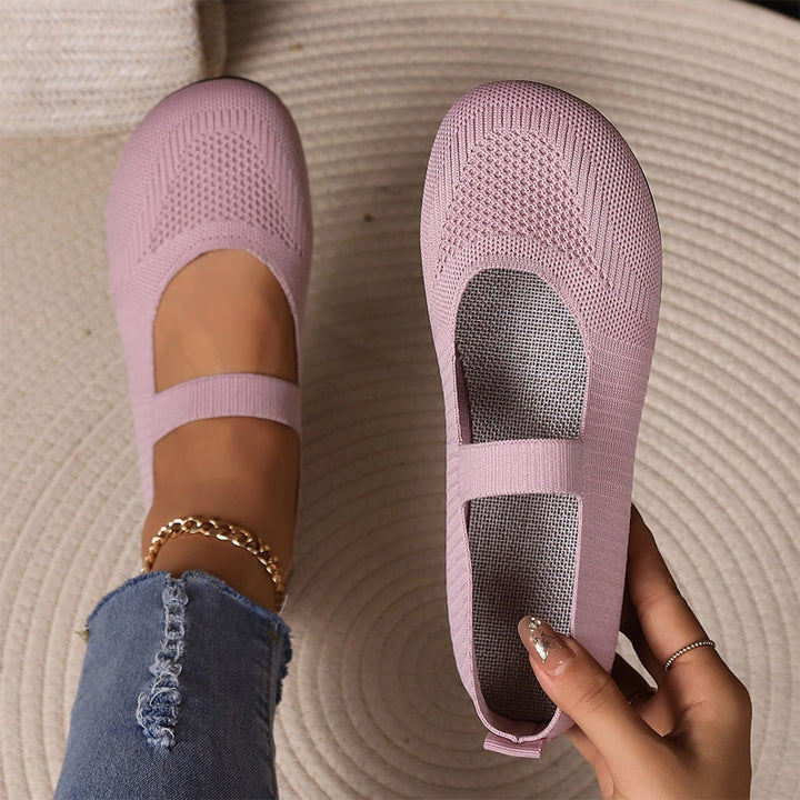 Valerie - Ballerines en maille respirante