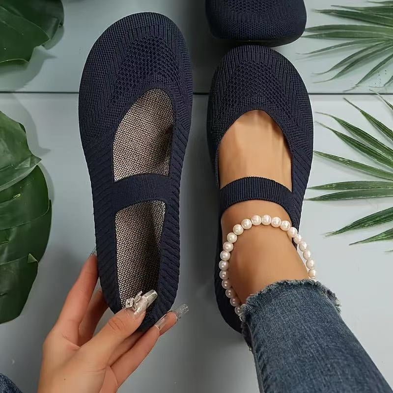 Valerie - Ballerines en maille respirante